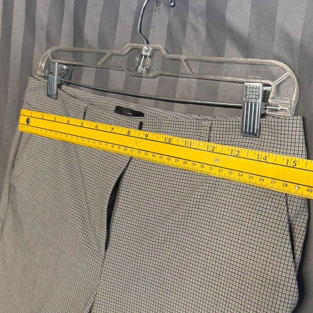 White House Black Market The Slim Houndstooth Straight Leg Career Pants‎ Size 4 - Picture 3 of 14
